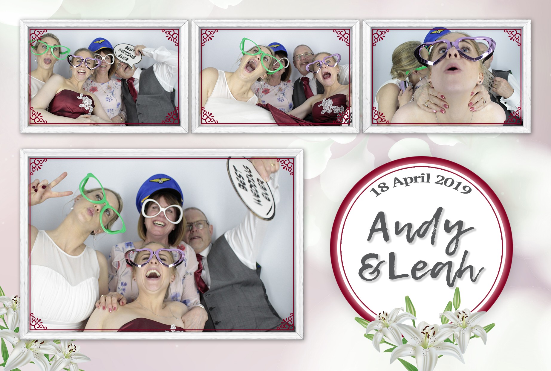 Andy & Leah's Wedding | View more photos from the event at gallery.myphotoboothexperience.co.uk/u/MyPhotoBoothExperienceLtd/Andy-Leahs-Wedding